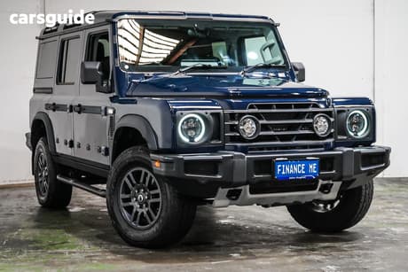 Blue 2023 Ineos Grenadier Wagon Fieldmaster Edition