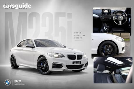 White 2015 BMW M235I Coupe M235I