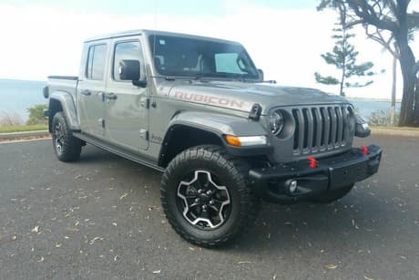 Grey 2021 Jeep Gladiator Dual Cab Utility Rubicon (4X4)