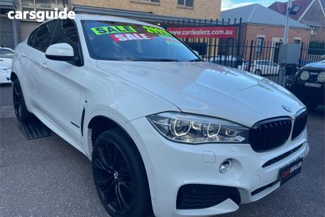 White 2017 BMW X6 Coupe Xdrive 30D