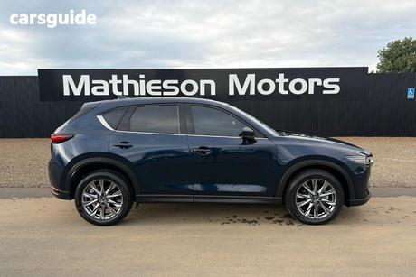 Blue 2021 Mazda CX-5 Wagon Akera (Awd)