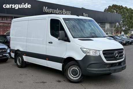White 2024 Mercedes-Benz Sprinter Van 417Cdi Vs30 Mwb Rwd