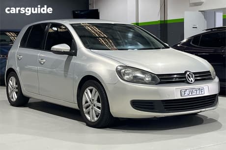 Silver 2009 Volkswagen Golf Hatchback 103 Tdi Comfortline