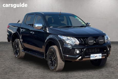 Black 2017 Mitsubishi Triton Dual Cab Utility Gls (4X4)