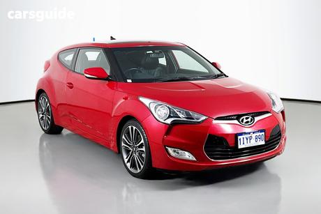 Red 2018 Hyundai Veloster Coupe