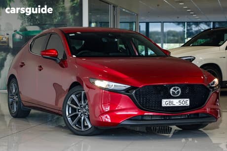 Red 2019 Mazda 3 Hatchback G20 Evolve