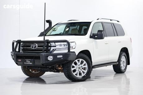White 2016 Toyota Landcruiser Wagon Vx (4X4)