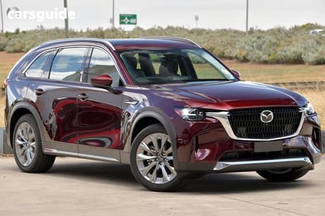 Red 2024 Mazda CX-90 Wagon G50E Touring Mhev