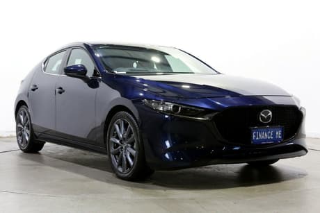 Blue 2021 Mazda 3 Hatchback G20 Touring