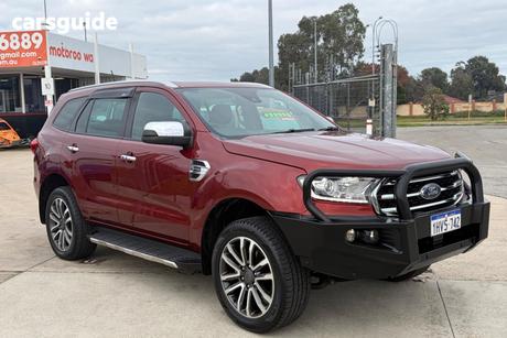 Red 2018 Ford Everest Wagon Titanium (4Wd)