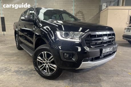 Black 2021 Ford Ranger Double Cab Pick Up Wildtrak 3.2 (4X4)