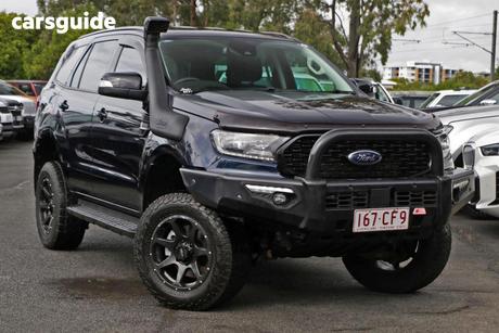 Blue 2021 Ford Everest Wagon Sport (4Wd)