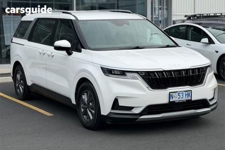 White 2022 Kia Carnival Wagon S