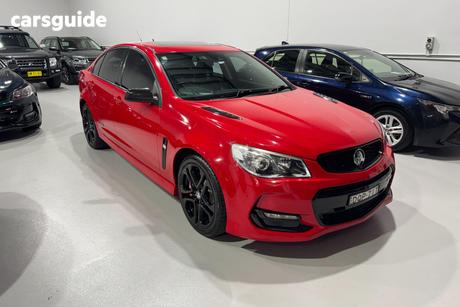 Red 2017 Holden Commodore Sedan Ss-V Redline