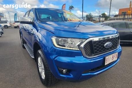 Blue 2021 Ford Ranger Double Cab Pick Up Xlt 3.2 (4X4)