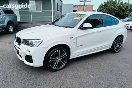 White 2017 BMW X4 Coupe Xdrive 20D