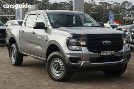 Silver 2025 Ford Ranger Double Cab Chassis Xl 2.0 (4X4)