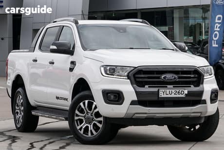 White 2022 Ford Ranger Double Cab Pick Up Wildtrak 3.2 (4X4)