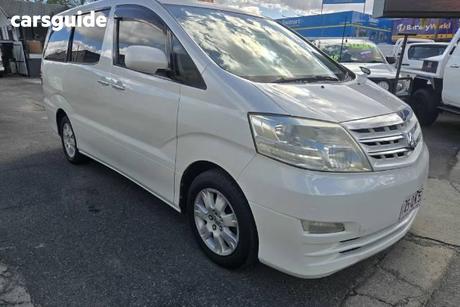 White 2010 Toyota Alphard SUV