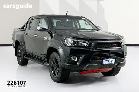 Black 2017 Toyota Hilux Dual Cab Utility Sr5+ (4X4)