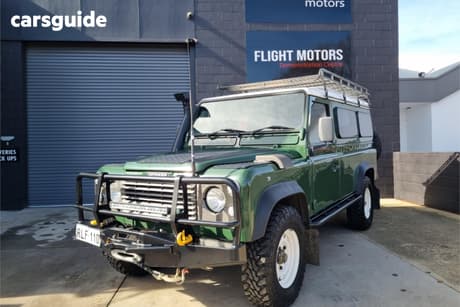 Green 1994 Land Rover Defender Hardtop (4X4)
