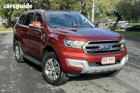 Red 2018 Ford Everest Wagon Trend (4Wd)