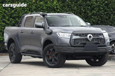 Black 2026 GWM Cannon Dual Cab Utility Xsr (4X4)