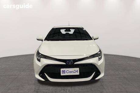 White 2022 Toyota Corolla Hatchback Ascent Sport Hybrid