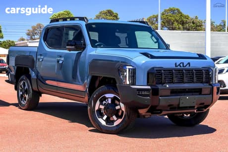 Blue 2025 Kia Tasman Double Cab Pick Up X-Line (4X4) (Std) Body Fender