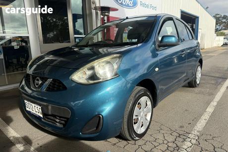 Blue 2016 Nissan Micra Hatchback St