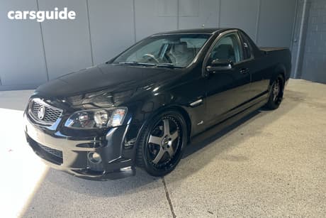 Black 2008 Holden Commodore Utility Sv6
