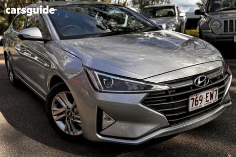 Silver 2020 Hyundai Elantra Sedan Active