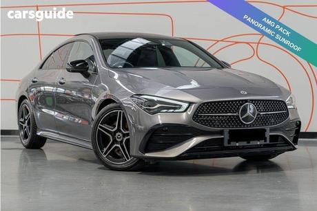 Grey 2024 Mercedes-Benz CLA200 Coupe 200