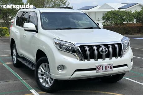 White 2017 Toyota Landcruiser Prado Wagon Vx (4X4)