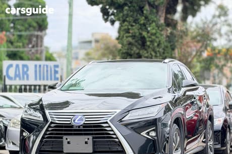 Black 2018 Lexus RX450H Wagon Luxury Hybrid