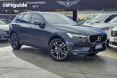 Blue 2019 Volvo XC60 Wagon T5 Momentum