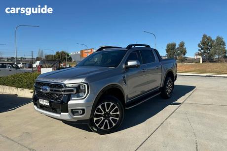 Silver 2025 Ford Ranger Double Cab Pick Up Platinum 3.0 (4X4)