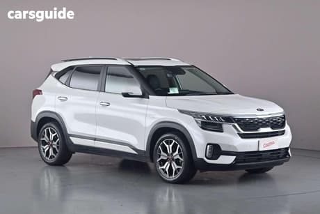 White 2020 Kia Seltos Wagon Gt Line (Awd)
