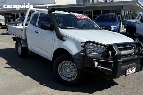 White 2022 Isuzu D-MAX Space Cab Chassis Sx (4X4)