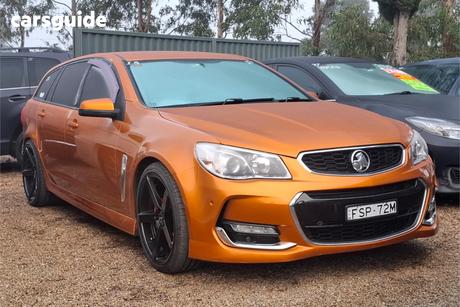 Orange 2017 Holden Commodore Sportswagon Sv6