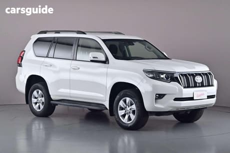 White 2017 Toyota Landcruiser Prado Wagon Gxl (4X4)