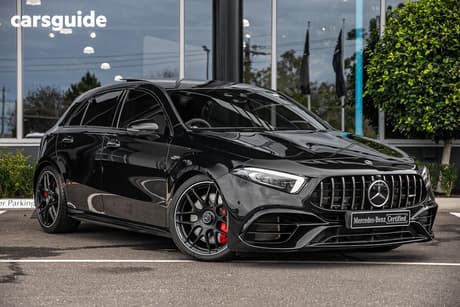Black 2019 Mercedes-Benz A45 Hatchback S 4Matic