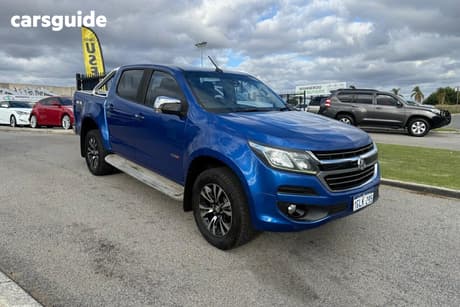 Blue 2017 Holden Colorado Crew Cab Pickup Ltz (4X4)