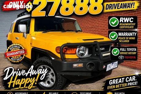 Yellow 2012 Toyota FJ Cruiser Wagon