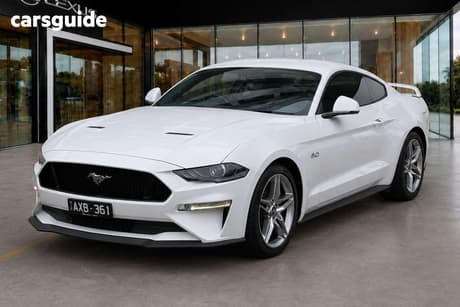 White 2018 Ford Mustang Coupe Fastback Gt 5.0 V8