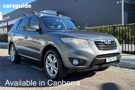 Grey 2011 Hyundai Santa FE Wagon Highlander Crdi (4X4)