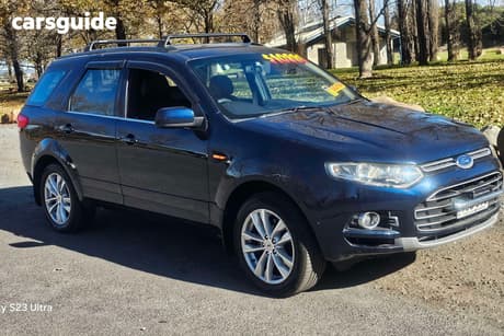 Blue 2014 Ford Territory Wagon Ts (Rwd)