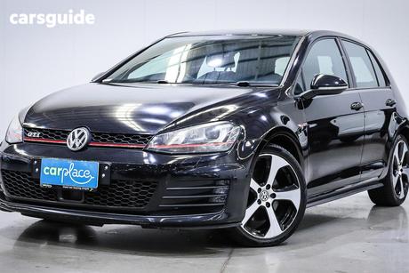 Black 2017 Volkswagen Golf Hatchback Gti