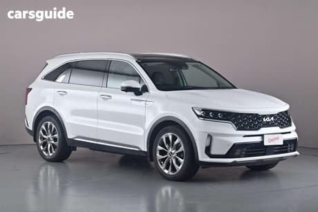 White 2021 Kia Sorento Wagon Gt-Line 7 Seat