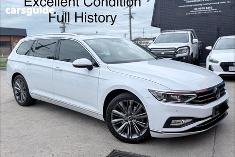 White 2023 Volkswagen Passat Wagon 162Tsi Elegance (Restr Feat)